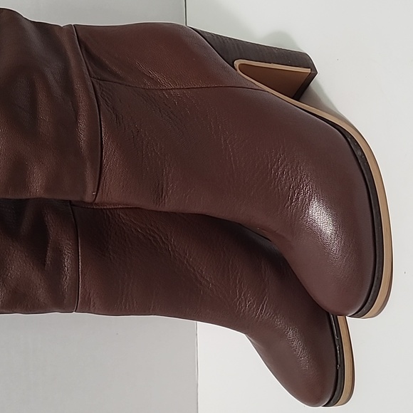 See by Chloe Genuine‎ Brown Leather Heeled Boots Size 7/38 - Picture 14 of 16